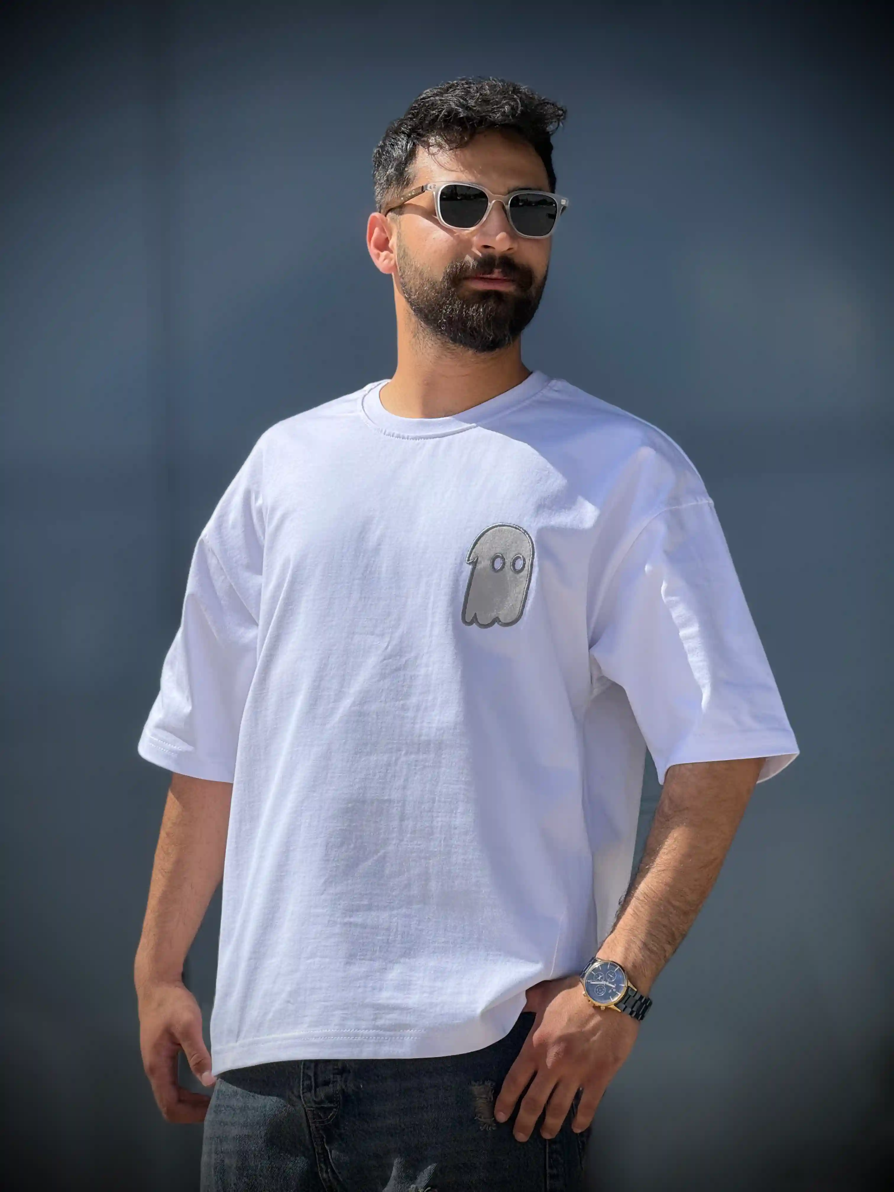 تیشرت R سفید