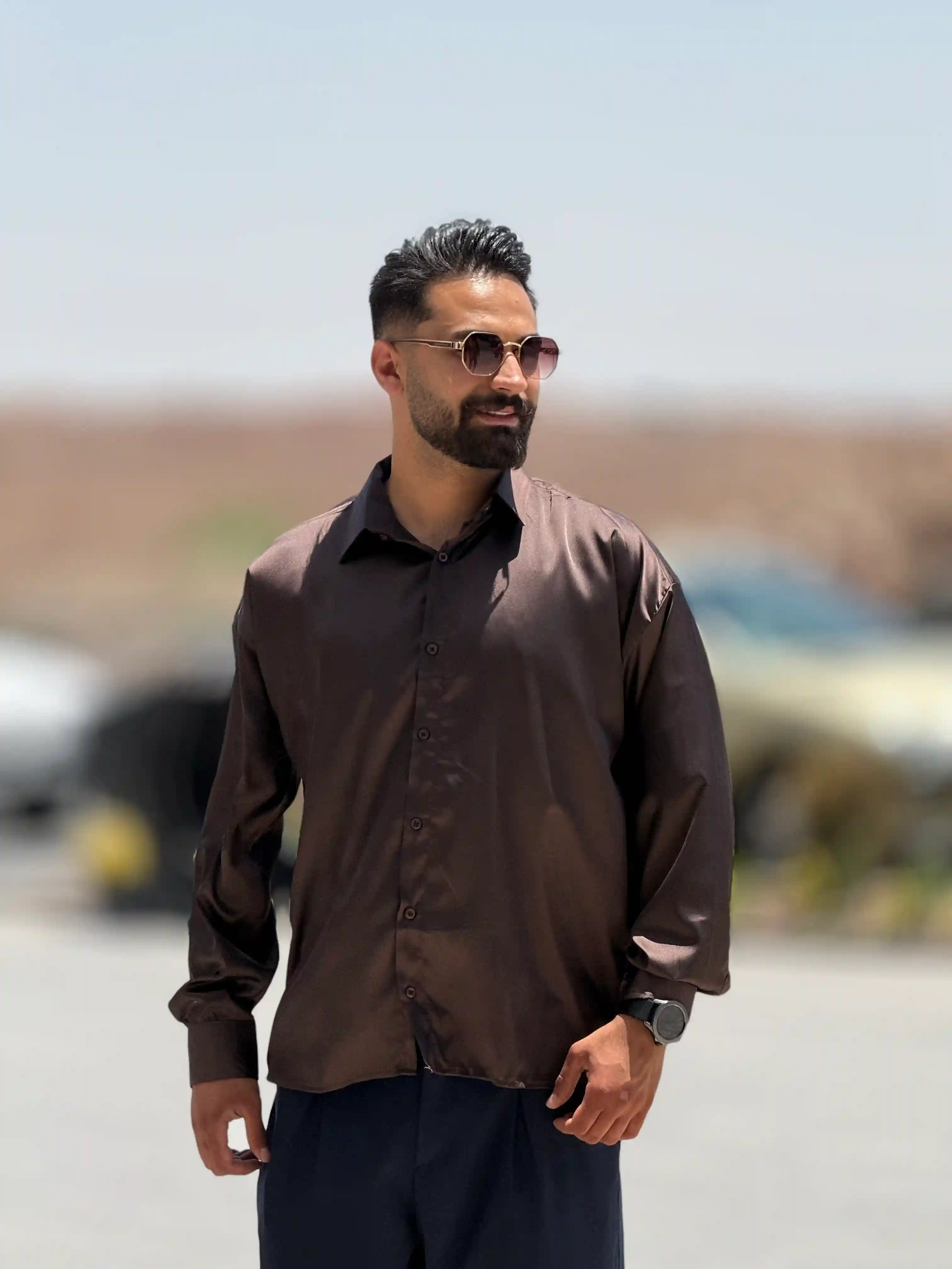 پیراهن ساتن